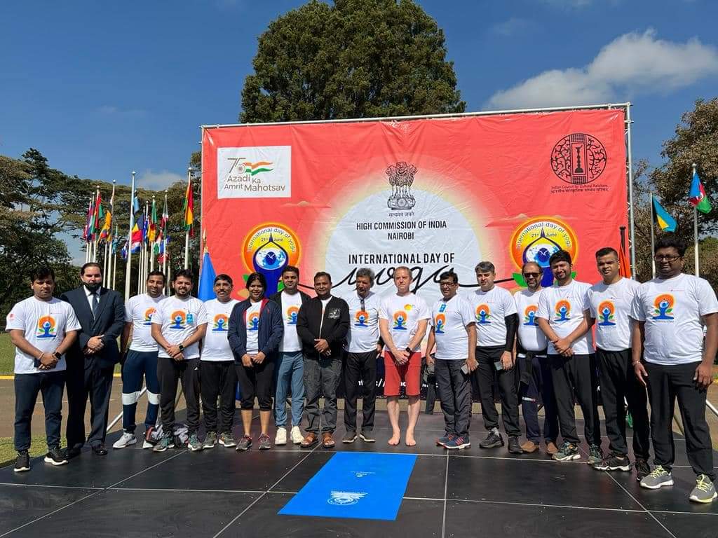 International Day of Yoga 2022 at United Nations, Nairobi, Kenya